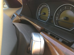 BMW e65 745i Edelholzleiste Panel ausbauen Blende Lenkrad