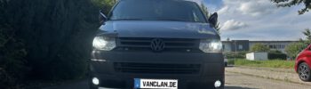 VW T5.2 mit auf LED umgerüstetem Abblendlicht und Nebelscheinwerfern