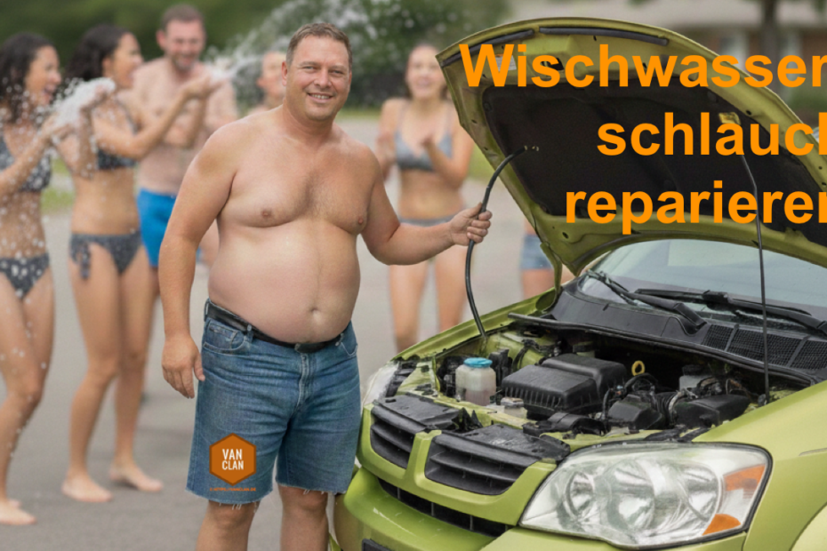 Wischwasserschlauch reparieren beim VW T5